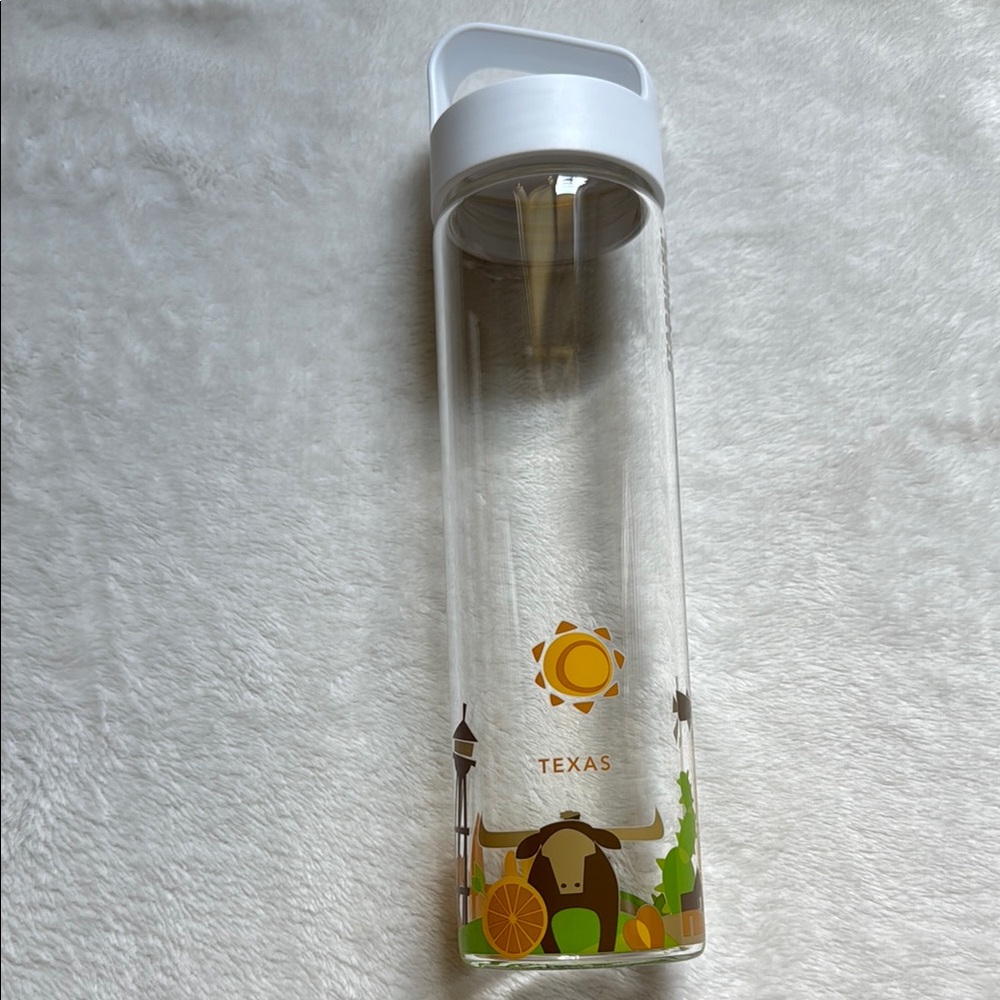 Starbucks You are Here Glass Tumbler Texas